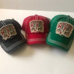 NWT! This Is As Merry As I Get Hat-3 colors available!